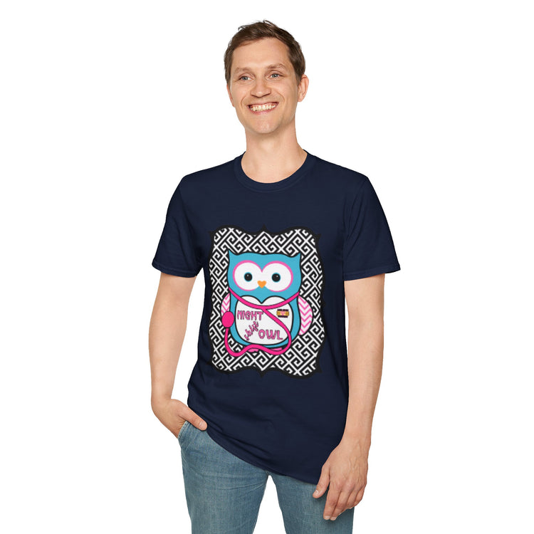 Night Owl-Softstyle Unisex T-Shirt