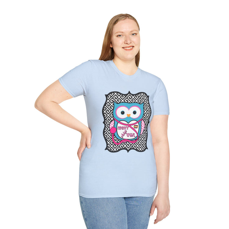 Night Owl-Softstyle Unisex T-Shirt