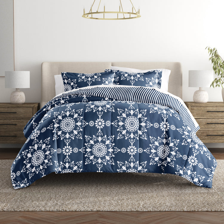 Reversible Down Alternative Comforter 3 Piece